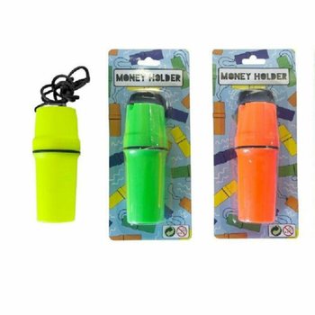 Tubo Porta-Dinheiro em Cartão - Cores Sortidas (12 unidades)