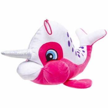 Narval de Pel&uacute;cia com Chifre - 23 cm - Cores Mistas (12 un.)