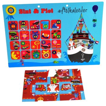 Calendário de Contagem Decrescente de Sinterklaas e Piet - Modelo 2 (9 un.)