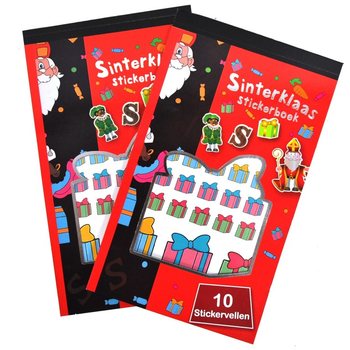 LIVROS DE AUTOCOLANTES DE SÃO NICOLAU (12 un.)