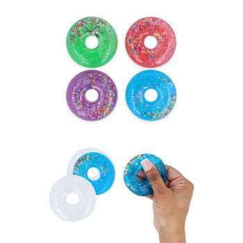 Donuts de Putty em expositor colorido - Mix de cores (24 unidades)