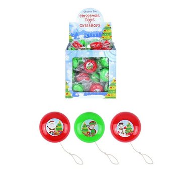 IÔ-IÔS DE NATAL Ø 3,8 CM EM DISPLAY (72 unid.)