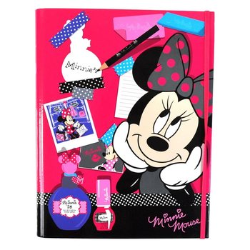 CONJUNTO DE ESCRITA MAQUILHAGEM DISNEY MINNIE MOUSE EM FORMA DE LIVRO (3 un.)