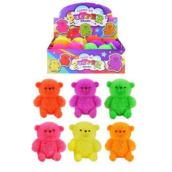 Ursos Puffer Luminosos Grandes em Expositor (12 un.)