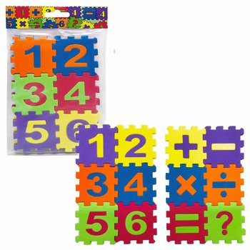 JOGO DE PUZZLE DE MATEMÁTICA EM ESPUMA