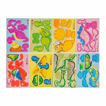 Puzzles 3D de Dinossauros (48 un.)