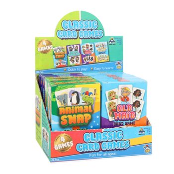 SORTIDO DE 4 JOGOS DE CARTAS CLÁSSICOS - EM DISPLAY (12 un.)