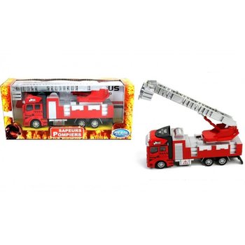 Grande Camião de Bombeiros em Metal Pull Back (2 un.)