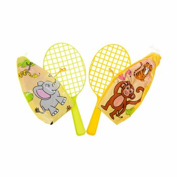 RAQUETE DE PADDLE COM BOLA - ANIMAIS DA SELVA (12 un.)