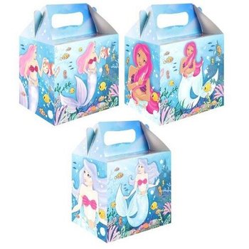 Caixa de Menu – Sereias – 14 x 9,5 x 18 cm (6 un.)