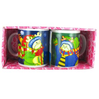 Conjunto de 2 Canecas de Natal em Caixa de Luxo