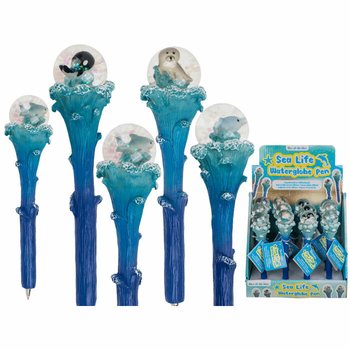 Canetas de Esferográfica Sea Life com Glitter (Display de 12)