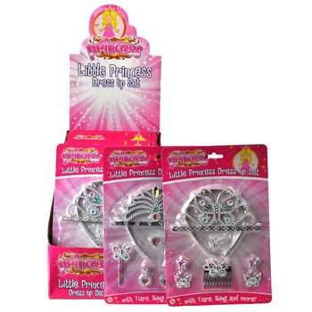 Conjunto de Tiara de Princesa em Cartão (24 un.)