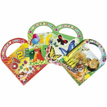 Pequenos Livros de Colorir com Autocolantes Mix (12 unidades)