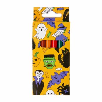 Conj. de 6 L&aacute;pis de Cor Halloween (24 unidades)
