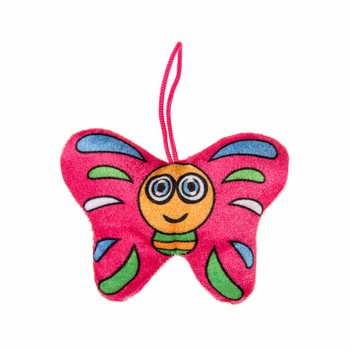 Borboletas de Pel&uacute;cia - 13 cm (24 un.)