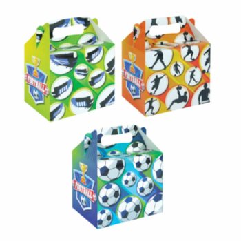 Caixa de Menu – FUTEBOL – 14 x 9,5 x 18 cm (24 unid.)