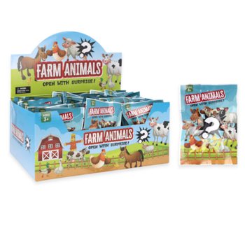 Bolsa Surpresa / Blind Bag - Tema: Animais da Quinta em Expositor (60 unid.)
