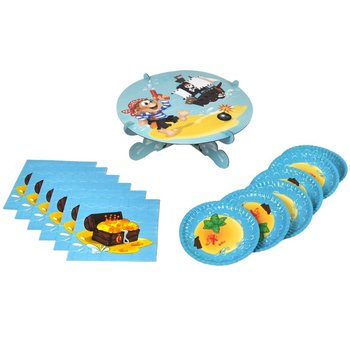 Conjunto de Bolo Princesas e Piratas de 13 Peças (4 un.)