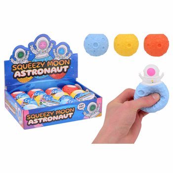 Bola de Lua Squeezy Astronauta - No Expositor (12 Unidades)