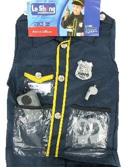 Kit de Disfarce de Polícia para Crianças