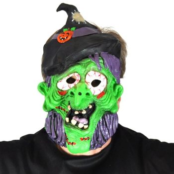 Máscara de Bruxa Flexível (2 un.) | Halloween e Carnaval