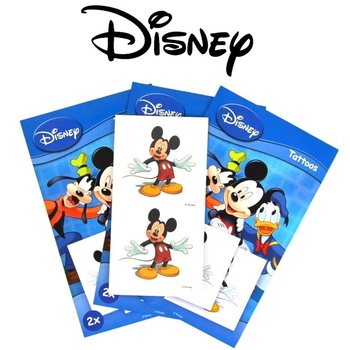 TATUAGENS TEMPORÁRIAS DISNEY RATO MICKEY (50 un.)