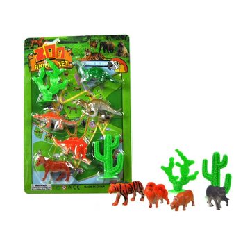 CONJUNTO DE BRINQUEDOS ZOOLÓGICO (12 un.)