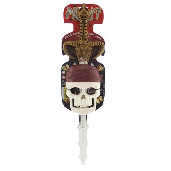 Máscara de pirata com espada grande (6 un.)