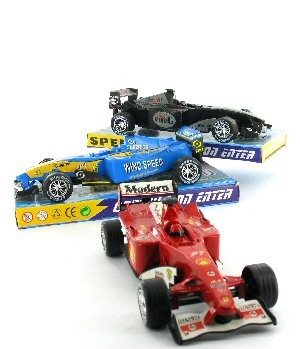 Carro de Corrida F1 de Fricção em Blister (12 unid.)
