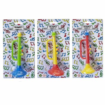 Trombetas em Cart&atilde;o - 15 cm - Cores Sortidas