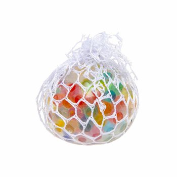 BOLAS SQUISHY COM REDE EM EXPOSITOR (12 un.)