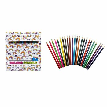 CONJUNTO GRANDE DE L&Aacute;PIS DE COR DE 24 PE&Ccedil;AS (12 un.)