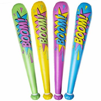 Bastão Insuflável Grande 'Boom!' - 85cm - Mix Cores (12 unid.)