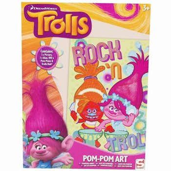 TROLLS CRIA A TUA PRÓPRIA OBRA DE ARTE COM POMPONS (48 unid.)