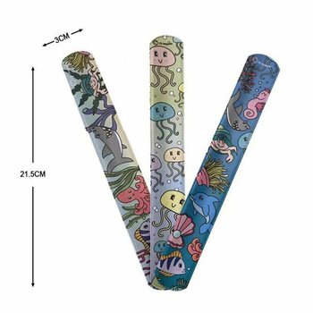 Pulseiras Slap Animais Marinhos (36 unidades)