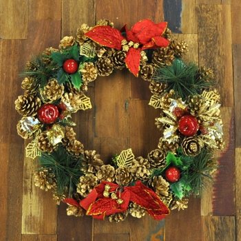 Coroa de Natal de Luxo