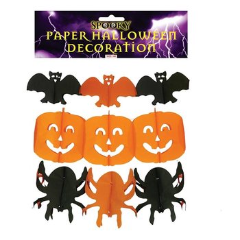 Guirlandas Decorativas de Halloween Mistas – 300 cm (6 un.)