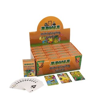 MINI CARTAS DE JOGAR – MODELO: SELVA EM EXPOSITOR (24 un.)