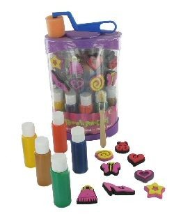 Kit de Carimbos e Pintura para Meninas - Modelo 2