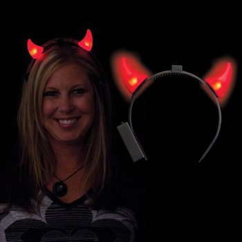 Cornos de Diabo com LED (12 un.)