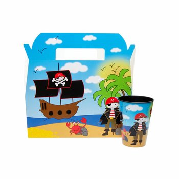 Caixa de Menu Pirata - 22.5 x 12 x 9.5 cm (24 unid.)
