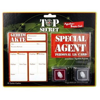 TOP SECRET – AGENTE ESPECIAL, KIT DE IMPRESSÕES DIGITAIS (12 un.)