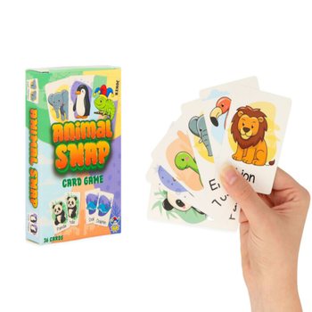 JOGO DE CARTAS ANIMAL SNAP - JOGO COM ANIMAIS DE 36 CARTAS - EM DISPLAY (12 un.)