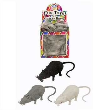 RATOS PEGAJOSOS ASSUSTADORES EM EXPOSITOR (60 un.)