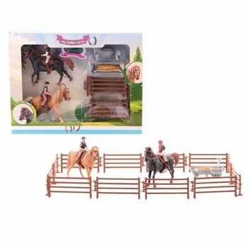 MY LOVELY HORSE - XL - 2x CAVALOS DE BRINQUEDO COM GRANDE ESTÁBULO - EM CAIXA DE OFERTA (1 un.)