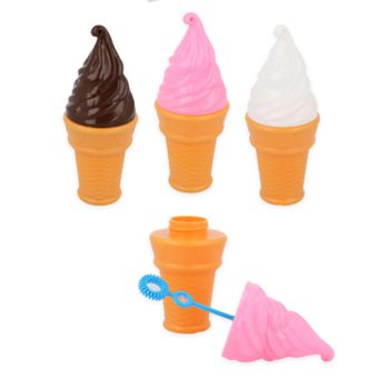 SOPRADORES DE BOLHAS GRANDES SORVETE 50ML EM EXPOSITOR (24 un.)