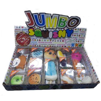Squishies JUMBO em Display (12 un.) - Anti-stress Perfumados