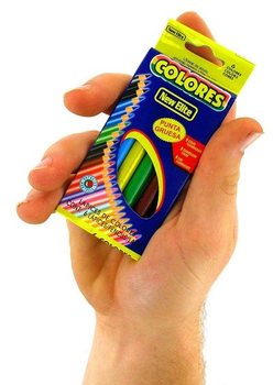 L&Aacute;PIS DE CORES PEQUENOS (24 un)