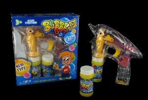Pistola de bolhas de sabão com 2 recargas